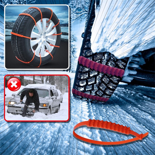 Brida Antideslizante De Plástico H Para Neumáticos De Coche,