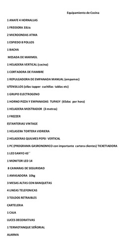 Vendo Rotiseria Pizzeria (importante Cartera De Clientes)