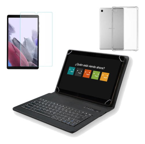 Funda Teclado Tipo Notebook Para Tablet A7 Lite+funda+vidrio