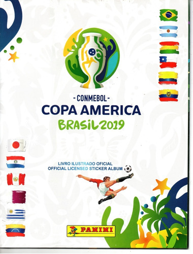 Album Copa America Brasil 2019 - Panini Bonellihq Cx361 L21