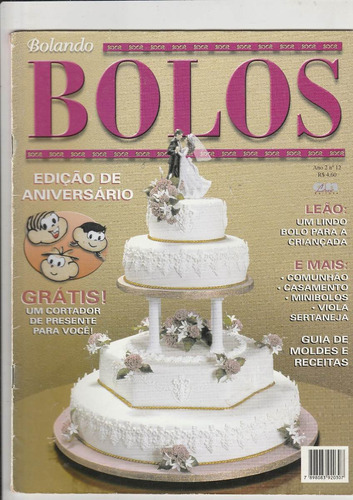 Revista De Receitas Bolando Bolos - Marcela Sanches N 12- Ax