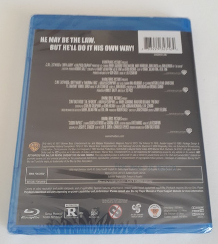 Dirty Harry Collection Blu-ray Nuevo Original