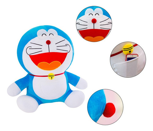 Muñeco Doraemon De 25 Cm, Regalo Infantil