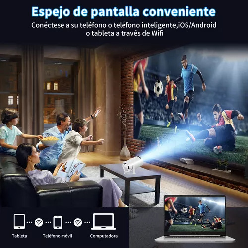 Proyector 4k Hy300 Wifi Color Blanco Blanco