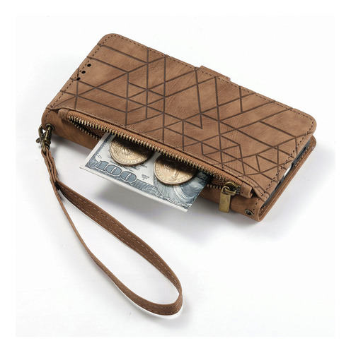 Funda Tipo Cartera De Piel Sintética Para Samsung Galaxy A03s 164/a03 166/f04, Con Ranura Para Tarjetas, Antivibración
