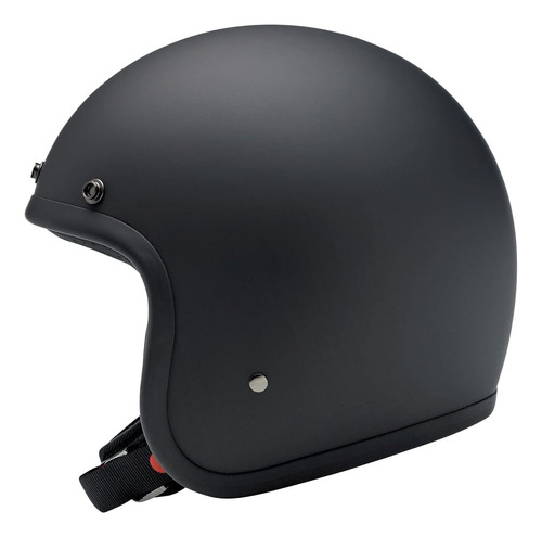 Casco Para Moto Biltwell Bonanza Dot  Color Negro. Talla  M