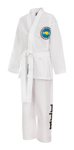 Dobok Taekwondo Itf Talles 8 Y 9 Traje Shiai Uniforme Adulto