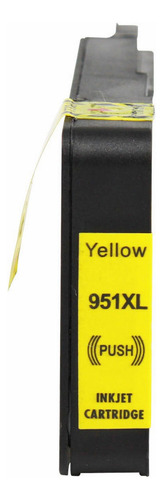 Cartucho De Tinta Amarelo Compatível Hp 951xl 8100 8600 8620