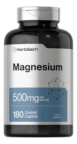 Magnesio 500mg 180 Cápsulas Horbaach