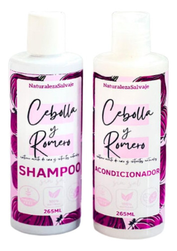 Shampoo Y Acondicionador Cebolla Y Romero