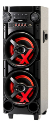 Caixa Som Amvox Audio Aca 1000 Preto 1000w Bluetooth Preto