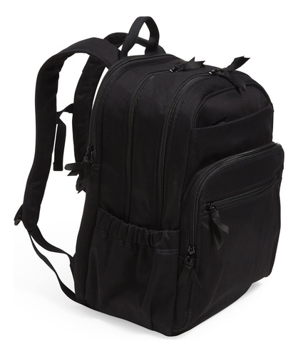 Mochila Vera Bradley Xl Campus De Algodón Para Mujer Negra
