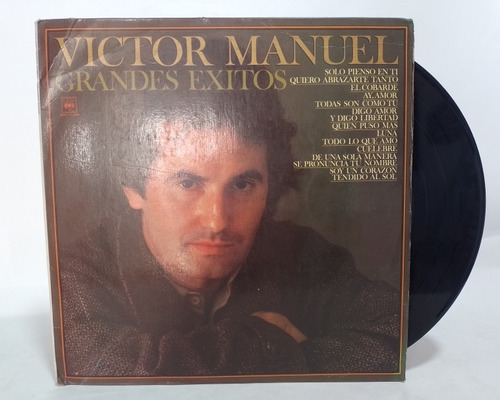 Disco Lp Victor Manuel / Grandes Exitos 