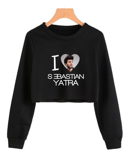 Sudadera Corta I Love Sebastian Yatra 