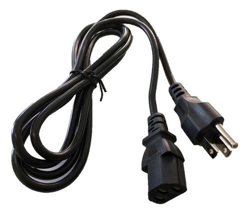 Cable De Energia O Poder 1.8 Metros Iec320c13 Laptop Pc Tv