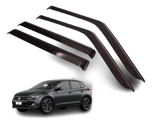 Deflector Oriyinall Vent. Del. Y Tras Vw Polo Trend 2018+