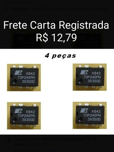 Ci Top246pn  Top246 Top 246 Pn  Kit 4 Peças Promoção