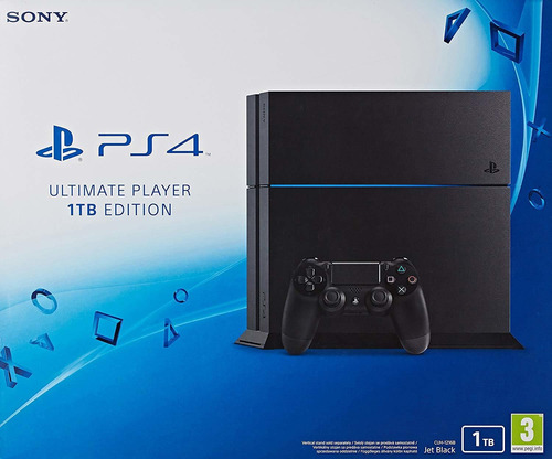 Sony PlayStation 4 CUH-12 1TB Ultimate Player Edition color  negro azabache