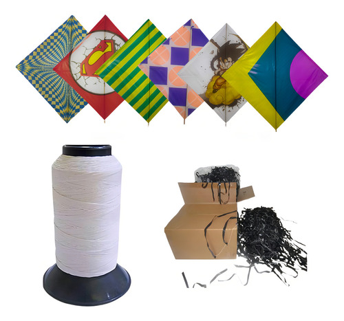 Raia 30x30 Seda 50unid + Linha 100jds + Rabiola 50m