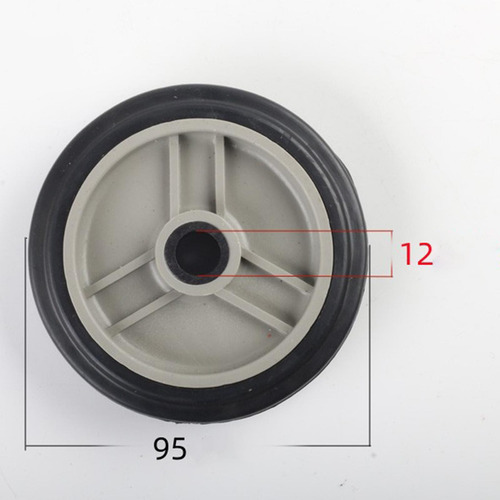 2 Ruedas Para Compresor De Aire (tornillos No 4 Pulgadas