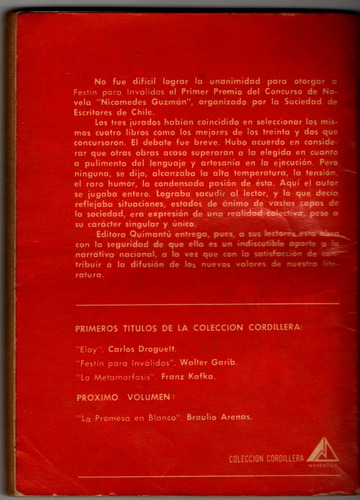 Festín Para Inválidos Walter Garib Quimantú (Usado)