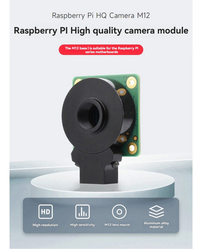 Para Hq Camera M12, Módulo De Cámara Imx477r De 12,3 Mp