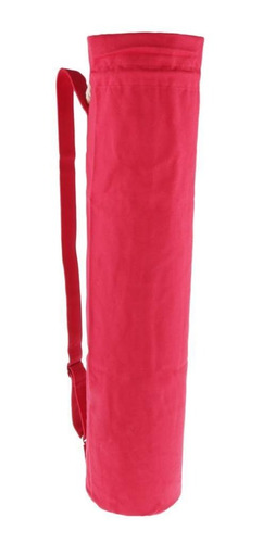 Estera De Yoga Con Cordón Bolsa De Almacenamiento Saco Rojo 