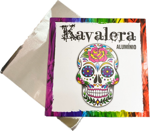 Imagem 2 de 2 de Papel Alumínio Para Narguile Kavalera Rosh Barato