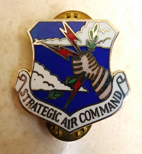 Antigua Insignia Del Comando Aereo Estrategico Usa! Oferta.