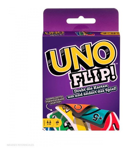 Juego De Mesa Cartas Uno Flip Original Nuevo Sellado