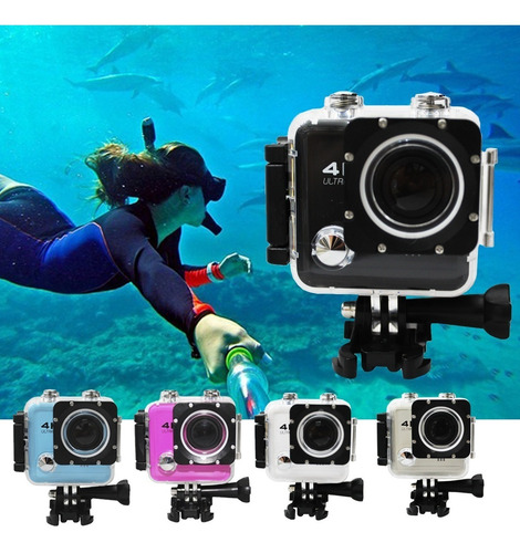 Câmera Action Go Cam Pro Sport Wi-fi Extra Hd 4k 2.0 Lcd