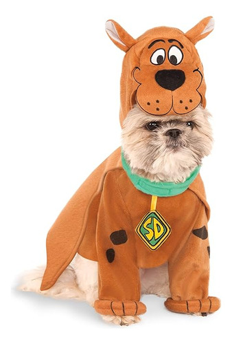 Costume Disfraz Scooby Doo Para Mascotas Marron