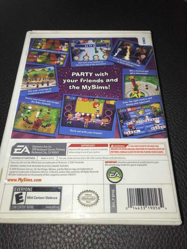 Videojuego My Sims Party Para Nintendo Wii (Usado)