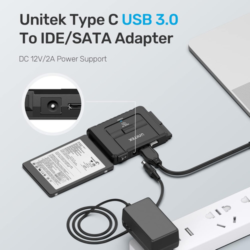 Unitek Usb C To Ide And Sata Converter External Hard Driv...