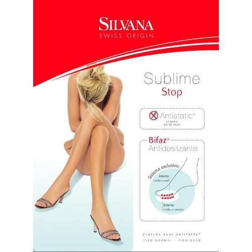 Media Silvana Panty Antideslizante Sublime Stop Art 6325a