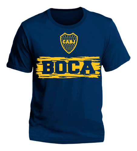 Remera En Mega Oferta Boca Juniors Futbol Xeneize Logo2