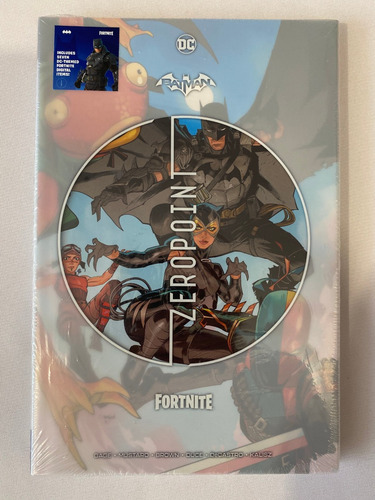 Batman Fortnite Zero Point Comic Dc Pasta Dura Con Codigo (Usado)