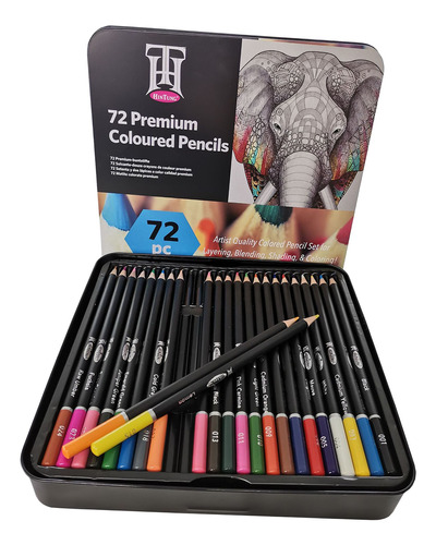 Kit De Herramientas Para Dibujar Dibujo Profesional 72 Color