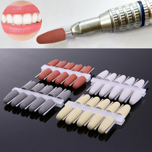 Imagen 3 de 6 de 40pcs Laboratorio Dental De Silicona Pulidores De Goma De Ma
