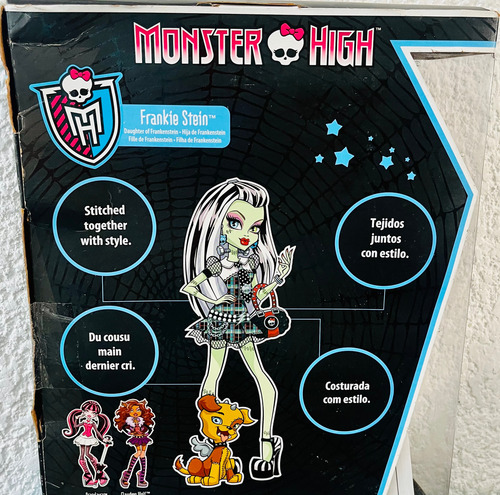 Muñeca Monster High Frankie Stein 2012 (Usado)