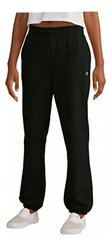 Champion Oversized Para Dama, Pantalones Deportivos Mujer, Color Negro