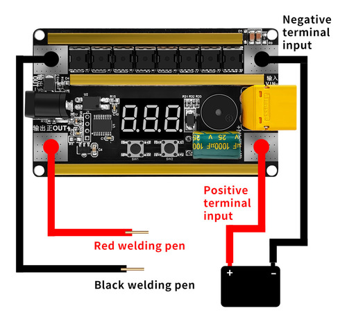 Placa De Control De Soldadura Para Baterías.láminas De Níq