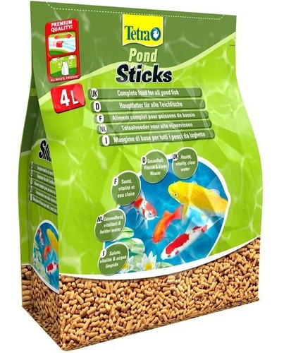 Alimento Tetra Pond Floating Stick Pack 450g Acuario Oasis -
