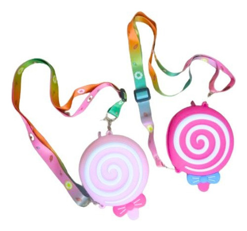 Bandolera Caramelo Espiral Nena Infantil Kawaii Cartera X1 