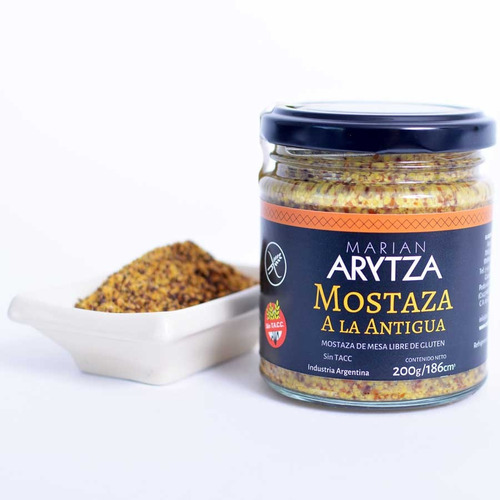 Mostaza Gourmet Arytza A La Antigua 4,5kg - Uso Gastronómico
