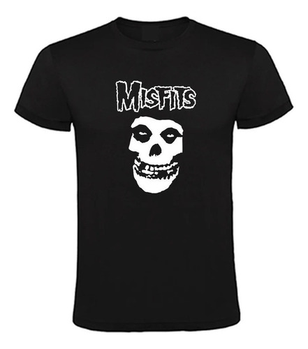 Polera Misfits Inadaptados Vintage Banda Fantasma Calavera