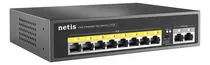 Comprar Netis Switch POE P110C 8 Puertos POE+ y 2 Puertos Uplink| \u002F 120W Presupuesto de Energía \u002F 100 Mbps \u002F IA Watch Dog \u002F Plug & Play \u002F 250 mts de Alcance en Transmisión \u002F Conmutador POE