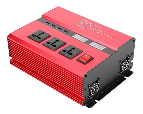 Imagen 1 de 9 de 8000w 12v A 110v Transformador Inversor De Voltaje Correcto