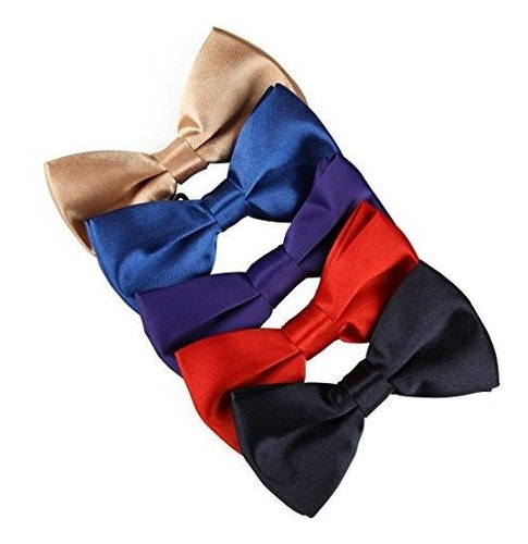 Dan Smith Mens Bowtie Set Stain Silk 5-set 1-set Formal Pret