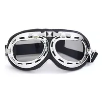 Comprar Antiparras Estilo Retro Cafe Racer Custom Chopper Fas Motos! Lente Trasparente Armazón Cromada